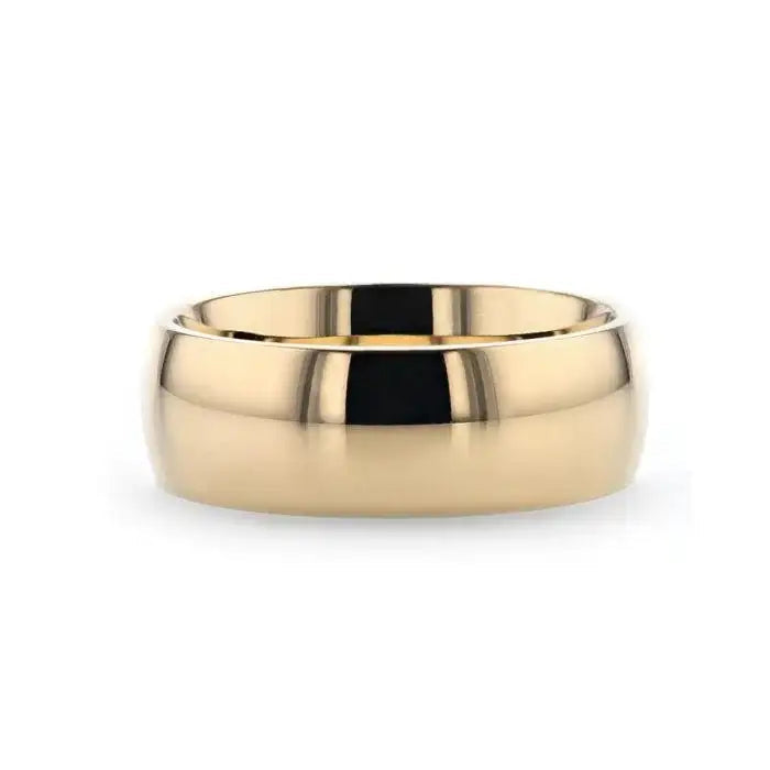Perseus gold-plated titanium ring, flat lay