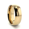 Perseus gold-plated titanium ring, side view