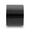 Toledo Black Flat Extra Wide Tungsten Carbide Ring With Polished Finish - 20mm