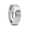 Beveled Tungsten Carbide Ring - 4mm - 12mm