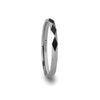Diamond Faceted Women's Tungsten Ring - 2mm