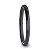 Domed Brush Finished Black Ceramic Wedding Band - 10mm
