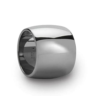 HECTOR Extra Wide Domed Tungsten Wedding Band Highly Polished - 20mm - 6