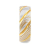 GEMI Domed Brushed Damascus Steel Wedding Band with Vivid Etched Design - 6mm & 8mm