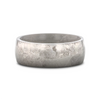 Draco titanium meteorite ring, flat lay