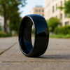 Kratos black titanium ring, lifestyle shot