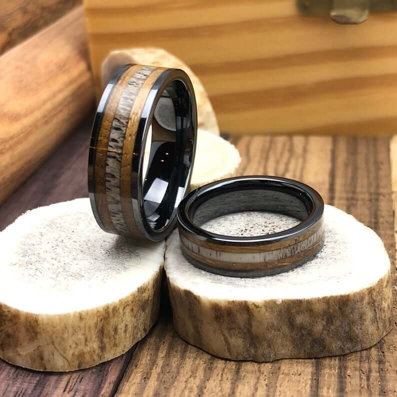 Ring Wood, Wood Rings for Men, 5 Year Anniversary, Wooden Engagement Rings, Wood Rings for Women, Mens Wood Wedding Band Mens Wood Ring