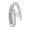 ension Set Titanium Diamond Ring