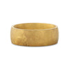 Icarus gold-plated titanium meteorite ring, flat lay