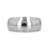 Rhodes titanium ring, flat lay