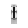 Rhodes titanium ring, side view