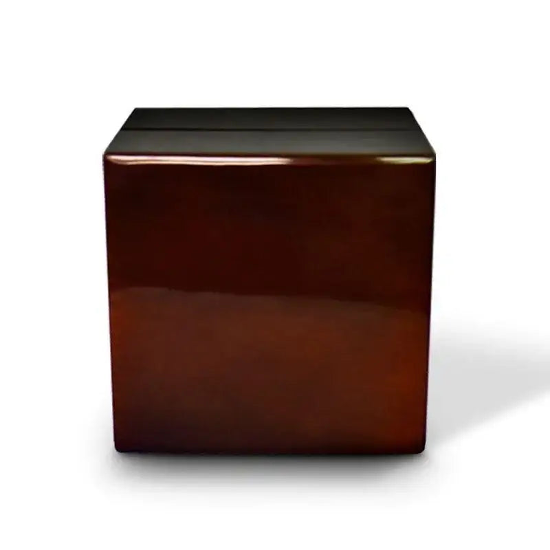Gilead light-up dark wood ring box, closed