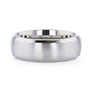 Argos chrome-plated titanium ring, flat lay