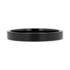 Larissa black tungsten ring, flat lay