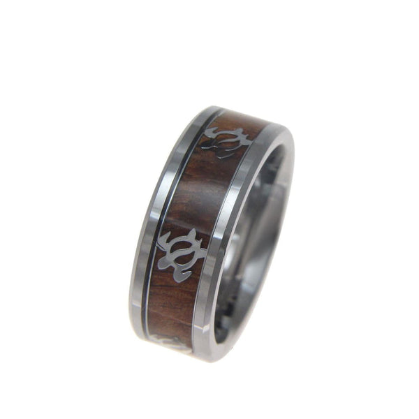 Hawaiian koa sale tungsten rings