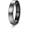 YORK Unisex Tungsten Engagement Wedding Band Brushed Finish - 4mm - 8mm